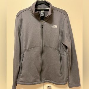 The North Face Women's Charcoal Gray Full-Zip Fleece Jacket